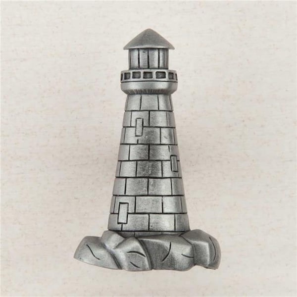 Acorn Mfg Acorn Manufacturing DP4PP Artisan Collection Lighthouse Knob; Antique Pewter DP4PP - main